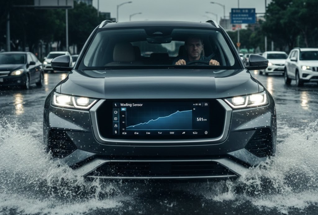 Tembus Banjir Tanpa Deg-degan! Begini Cara Kerja Wading Sensor yang Bisa Ukur Kedalaman Air secara Real Time