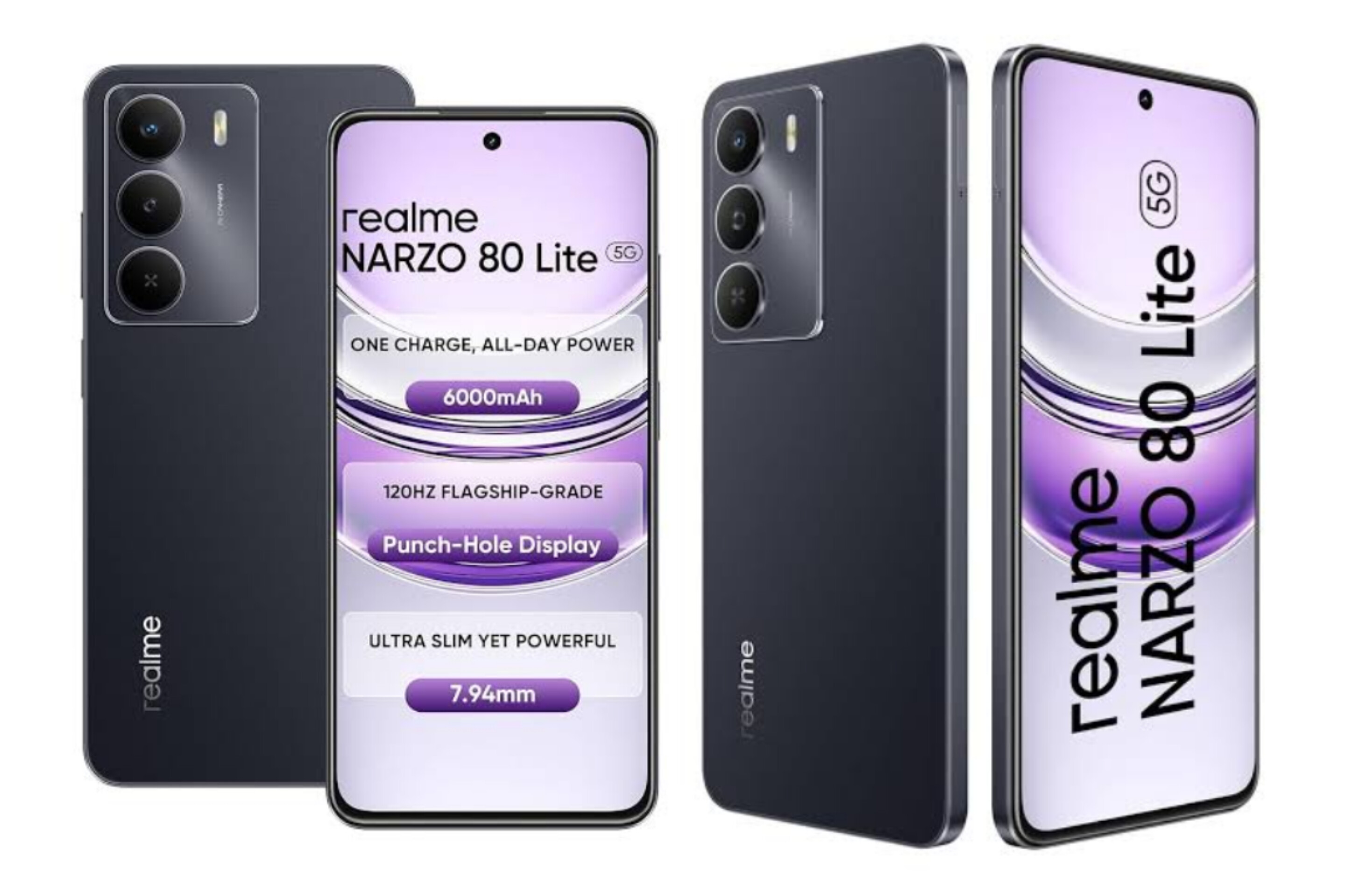 Ponsel Premium Realme Narzo 80 Lite 5G Sudah Lolos Uji Ketahanan Standar Militer dengan Sertifikasi IP64