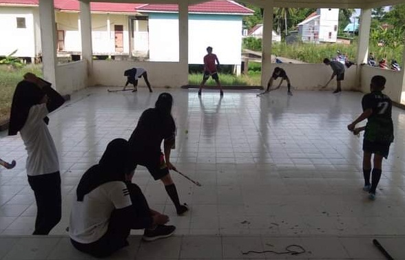 Atlet Hockey Ogan Ilir Pinjam Aula Kecamatan untuk Latihan