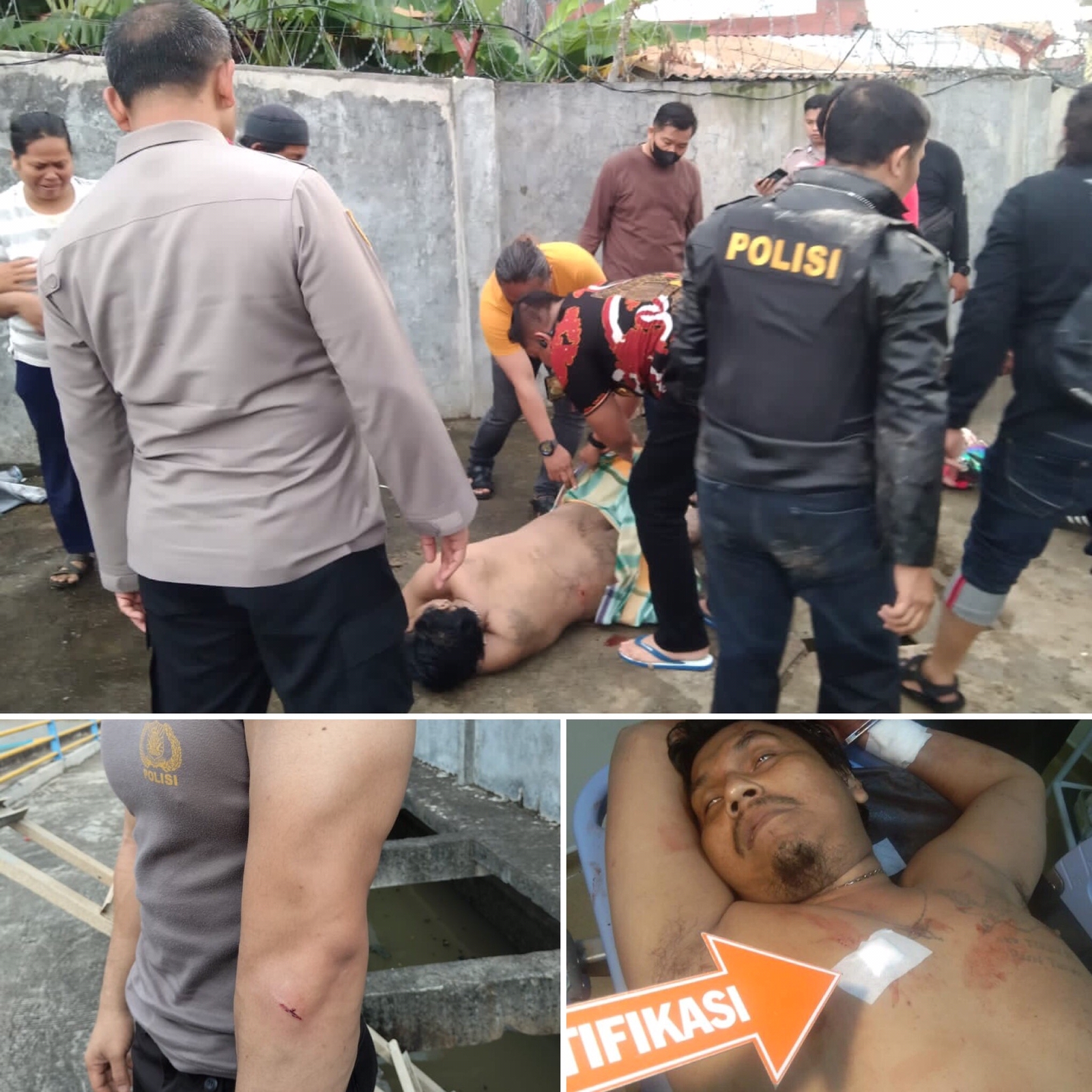 Seorang Pria di Palembang Bacok Warga dan Kanit Reskrim, Polisi Terpaksa Lakukan Tindakan Ini