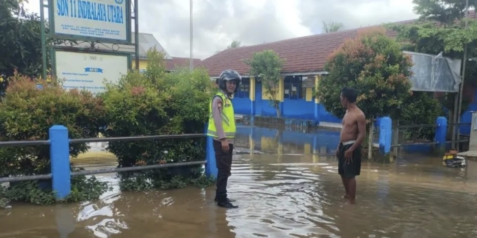 Sejumlah Sekolah Terendam Banjir, Disdikbud Ogan Ilir Sebar Surat Edaran