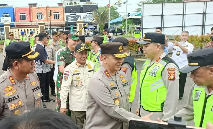 Kapolda Sumsel Kunker ke Polres OKI, Pesan Jaga Kamtibmas dan Optimalkan Pelayanan Publik