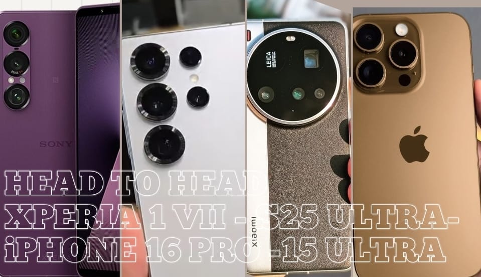 CEK, Begini Head to Head Sony Xperia 1 VII dengan Galaxy S25 Ultra, iPhone 16 Pro Max dan Xiaomi 15 Ultra