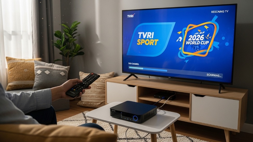 Ini Tutorial Lengkao Scan Ulang TVRI Sport untuk Piala Dunia 2026