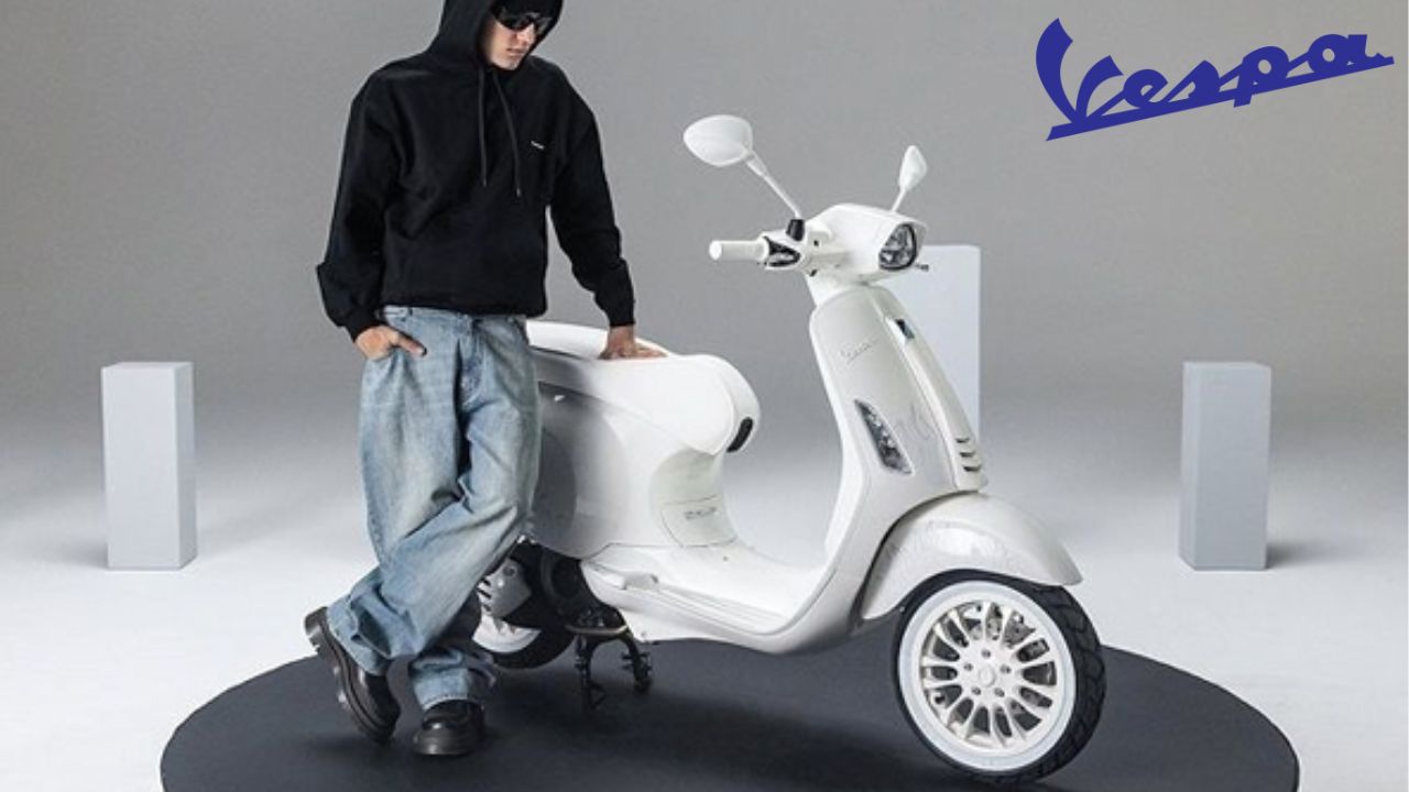 Review Vespa Sprint 150 Edisi Justin Bieber: Skuter Spesial Serba Putih Dengan Grafis Api dan Logo JB