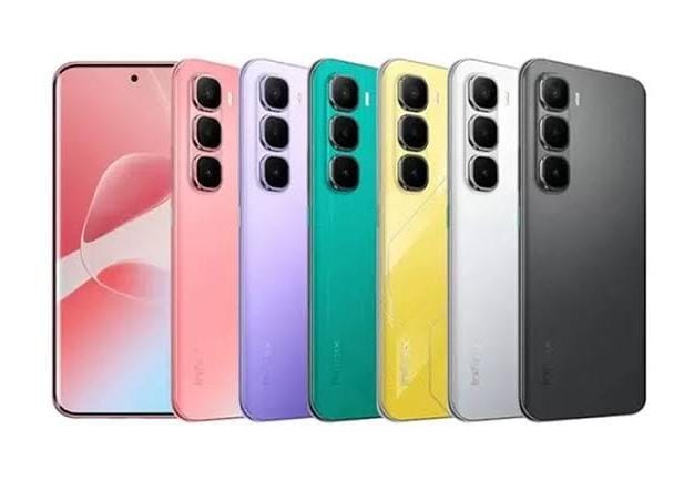 Infinix Hot 60 Pro Mengusung Desain Ramping dengan Pilihan Warna Stylish