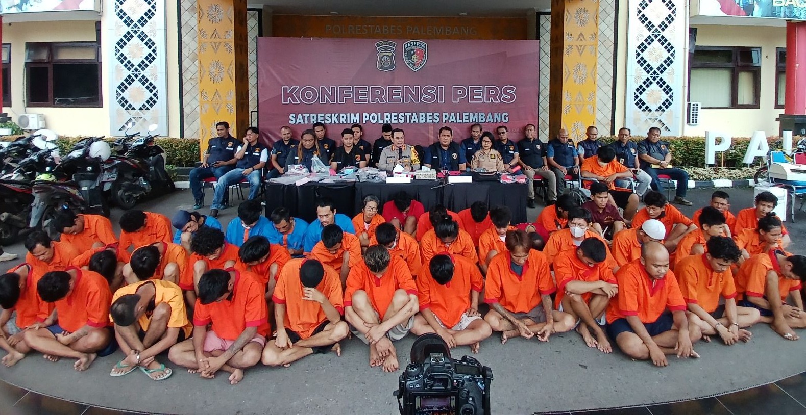 Polisi Tangkap 110 Tersangka Selama Operasi Pekat Musi 2024 di Palembang, Kasus Curanmor Paling Tinggi
