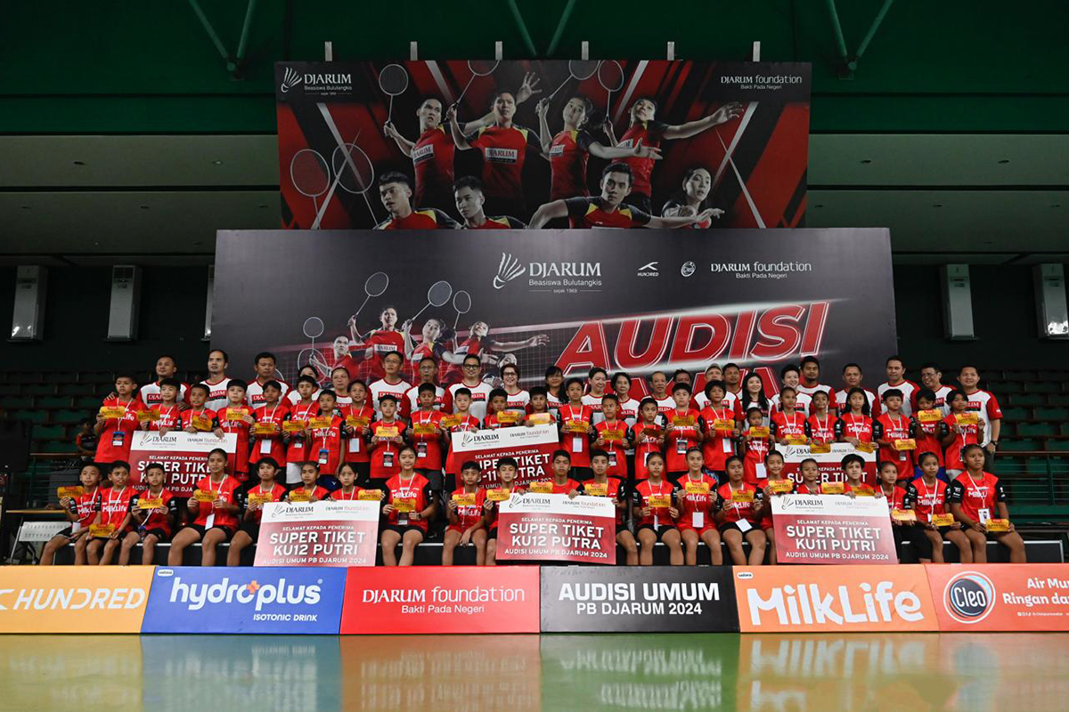 46 Pebulutangkis Muda Raih Super Tiket Di Audisi Umum Pb Djarum 2024 Siap Jadi Bintang Masa Depan 5091