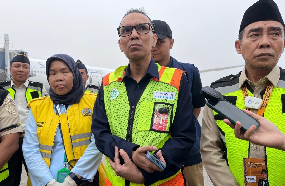Musim Haji 2026 Dimulai, Bandara SMB II Layani Keberangkatan Perdana Jemaah