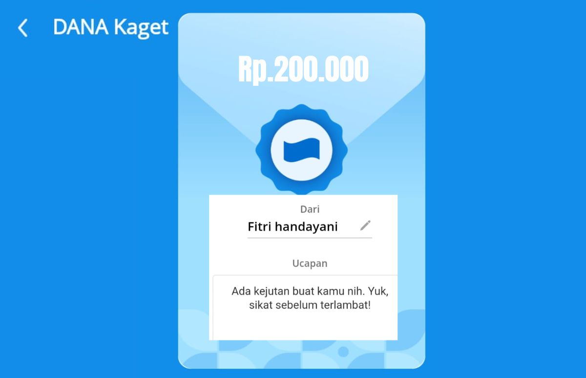 Saldo DANA Kaget Rp270 Ribu Sudah Tersedia, Klaim Sekarang Sebelum Kehabisan! Langsung Cair 