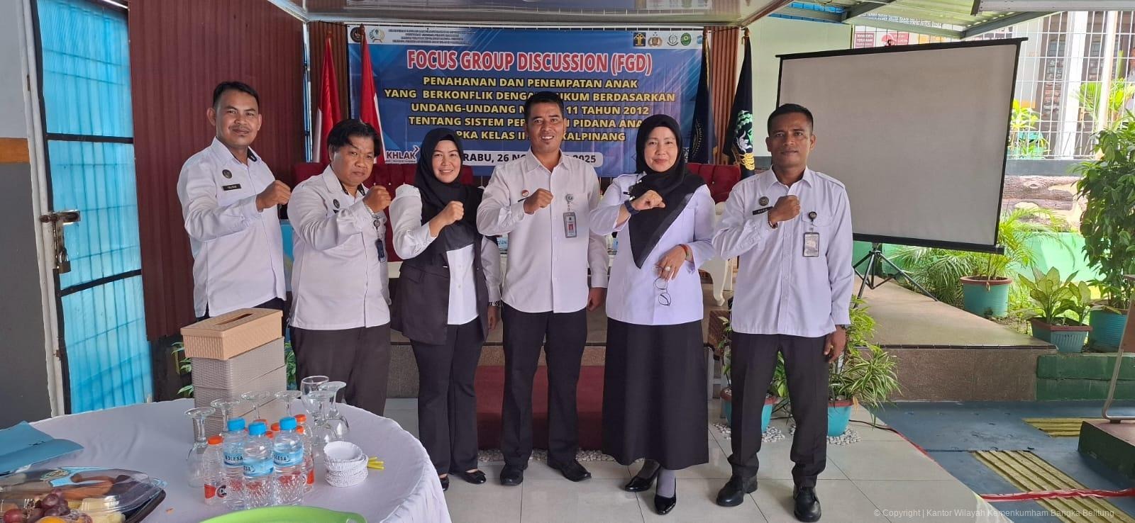 FGD di LPKA Pangkalpinang Bahas Penahanan dan Penempatan Anak dalam Sistem Peradilan