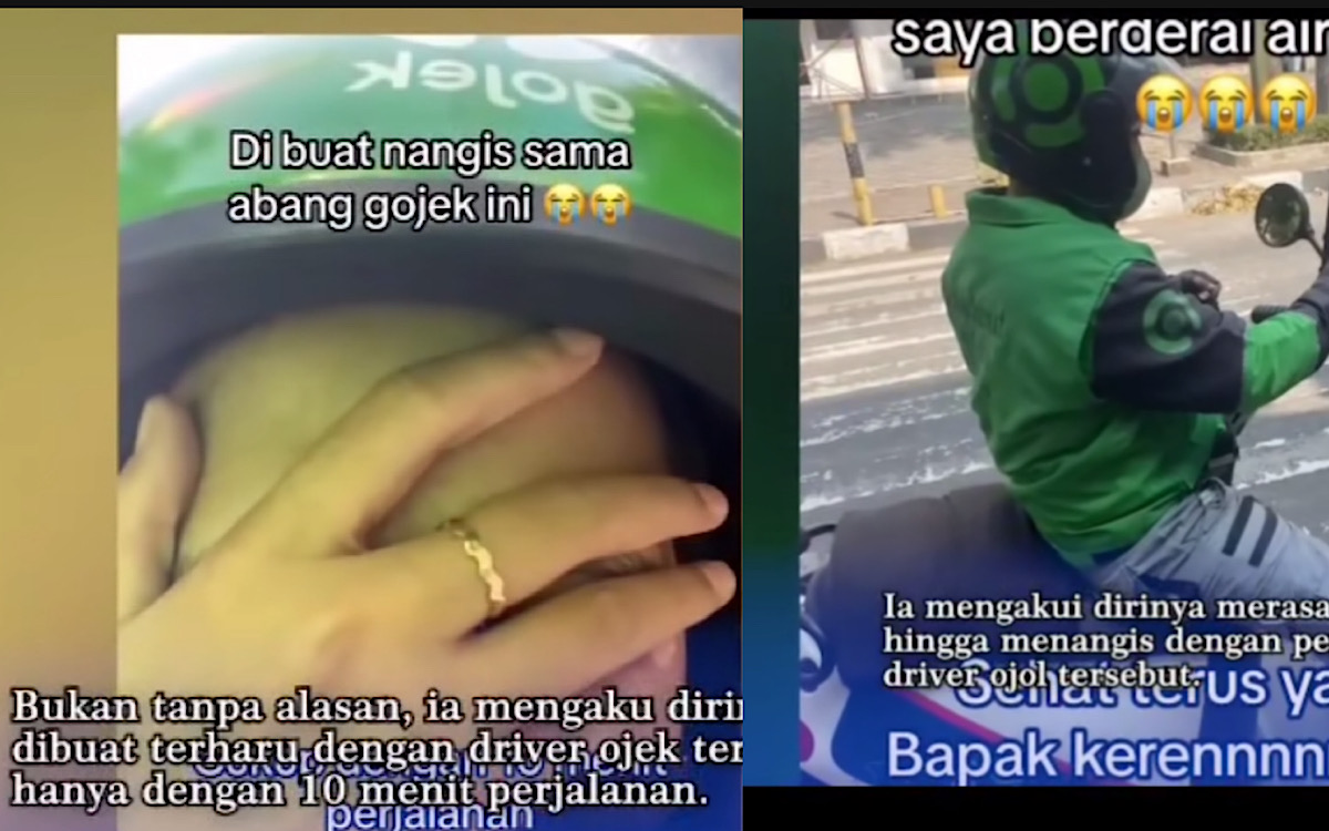 Wanita Ini Dibuat Nangis Saat Driver Ojol Gratiskan Penumpang Tiap Jumat, Uang Ditolak Malah Merasa Ditampar