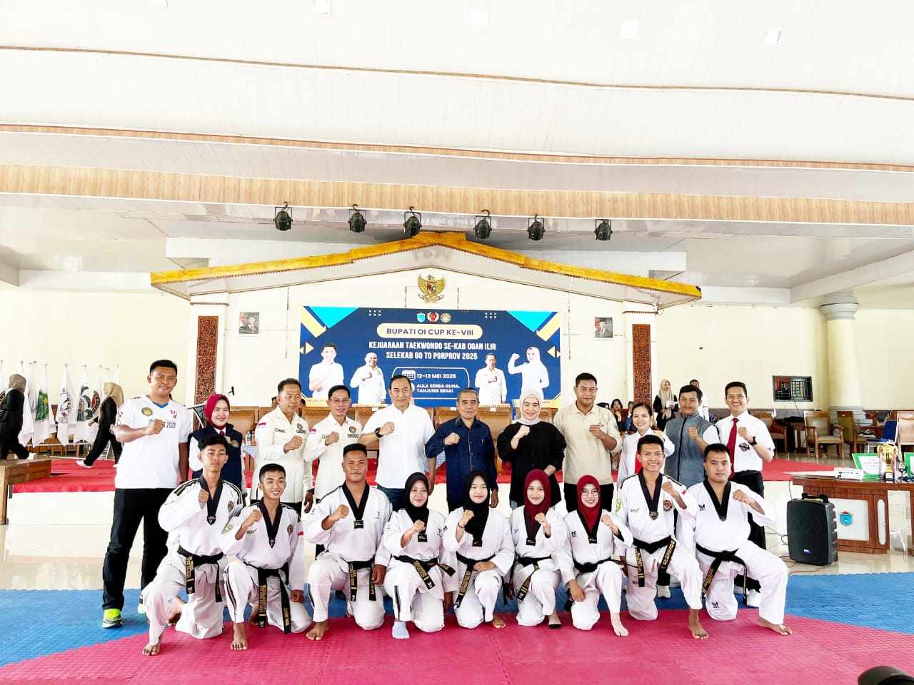 Kejuaraan Taekwondo Bupati Ogan Ilir Cup VIII 2025 Kembali Digelar, Ketua KONI Sampaikan Apresiasi ke Pengkab