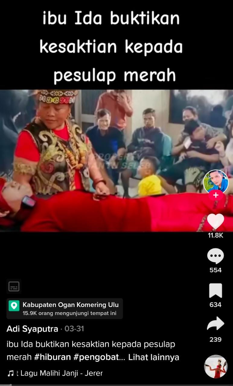 Wah...Marcel Si Pesulap Merah Adu Mekanik Dengan Ibu Ida Dayak, Ternyata Ini Faktanya