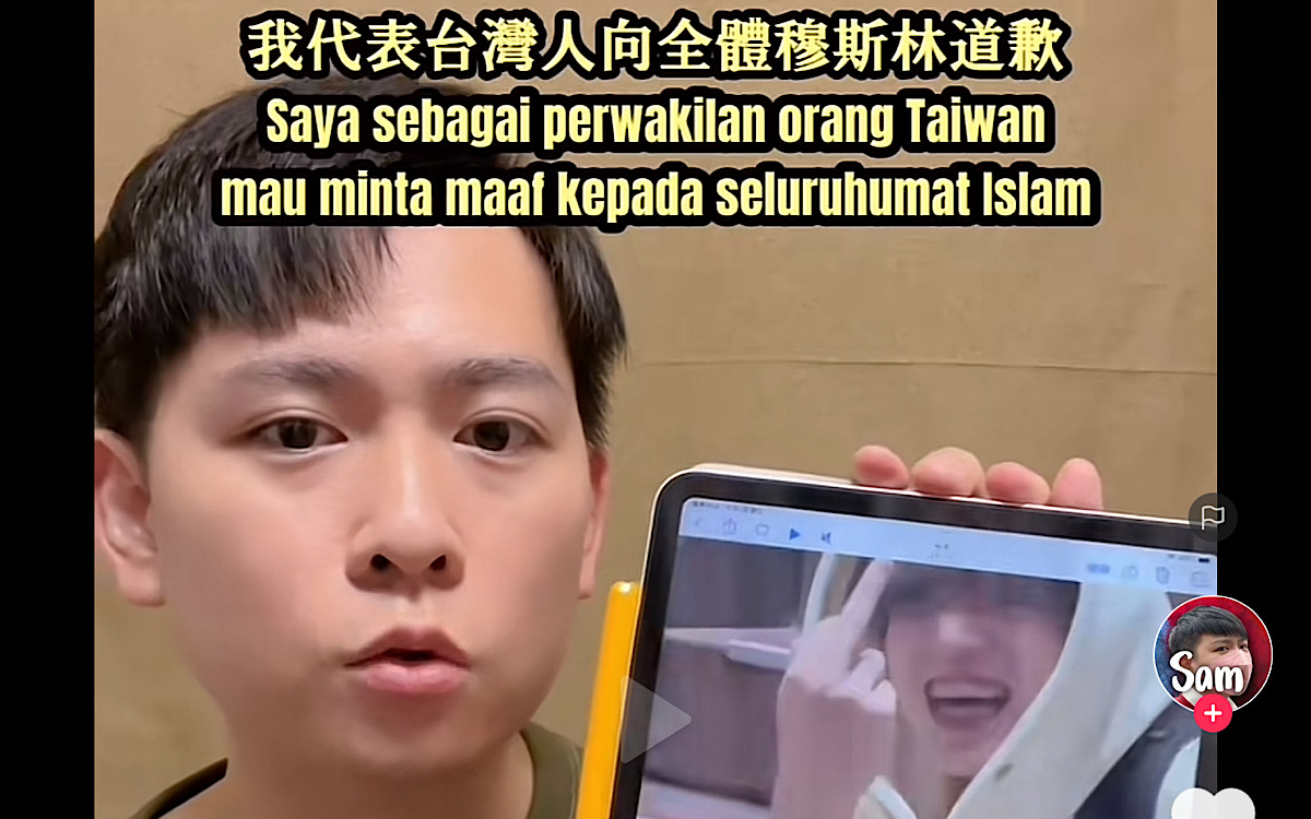 Perwakilan Orang Taiwan ‘Pintar Bahasa Indonesia’ Minta Maaf pada Umat Islam, Ulah Oknum Pelajar Memalukan!  