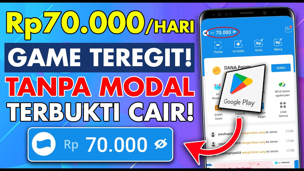 TERBARU! Upgrade Aplikasi DANA Sekarang dan Main Game 1 Menit, Auto Cair Rp75.000 ke Dompet Digital
