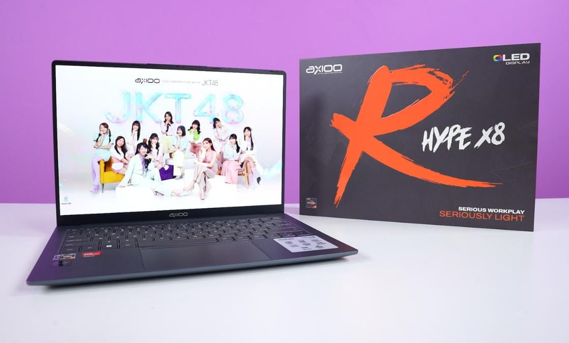 Axioo Hype R X8 Pilihan Laptop Layar OLED Luas dan Nyaman untuk Mahasiswa Desain Grafis