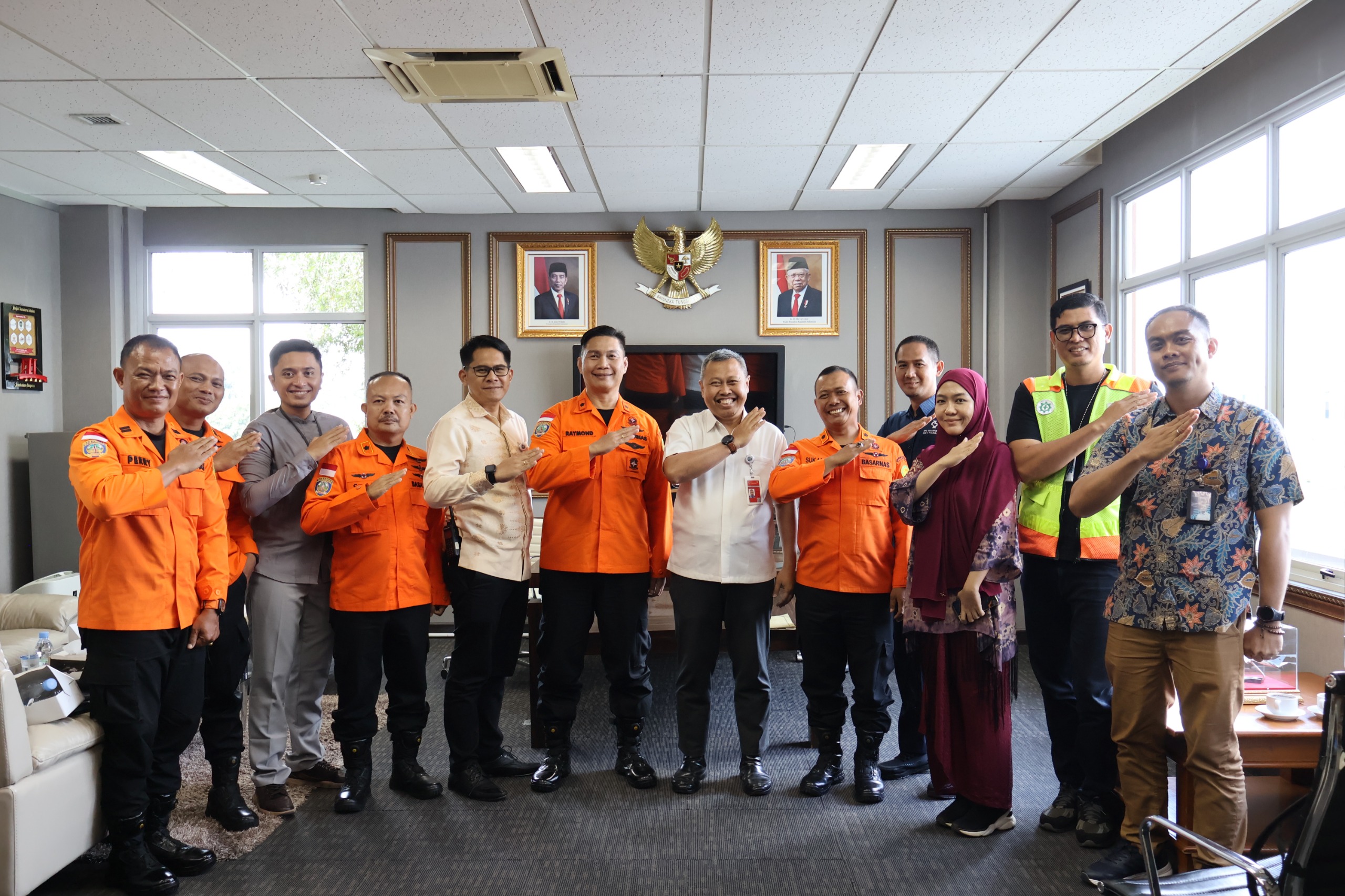 Basarnas dan Angkasa Pura II Palembang Perkuat Kolaborasi Sinergi SAR Udara