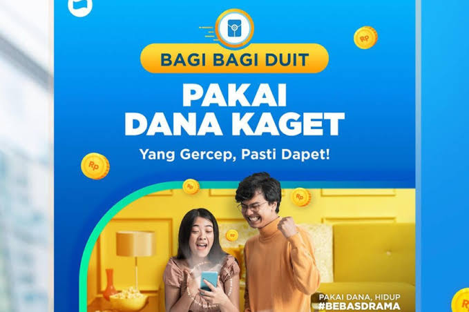 DANA Kaget Hari Ini Berhadiah Saldo Gratis Rp500 Ribu, Klaim Linknya Sekarang