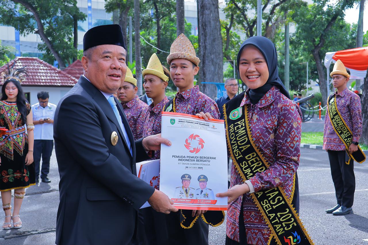 Jadi Irup Hari Sumpah Pemuda, Wagub Cik Ujang Sampaikan Pesan Menpora: Pemuda Jangan Takut Gagal dan Bermimpi 