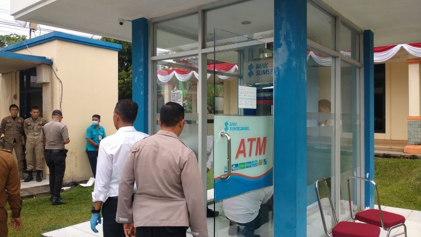 ATM BSB Kompleks Pemkab Empat Lawang Dibobol Maling