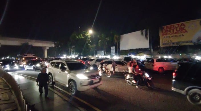 Jelang Malam Pergantian Tahun 2025 JSC Padat Merayap, Petugas Gabungan Siaga Penuh