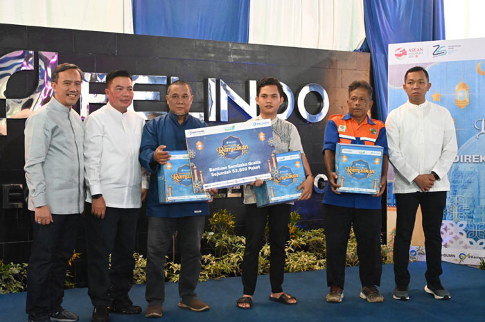 Pelindo Regional 2 Palembang Berbagi, 1.000 Paket Sembako Dibagikan 