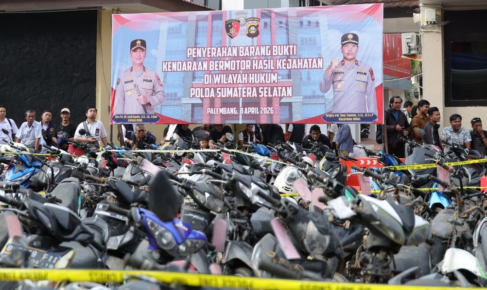 Polda Sumsel dan Polres Jajaran Ungkap Ribuan Kasus Curanmor, Pinjam Pakai Kendaraan Kepada Korban 