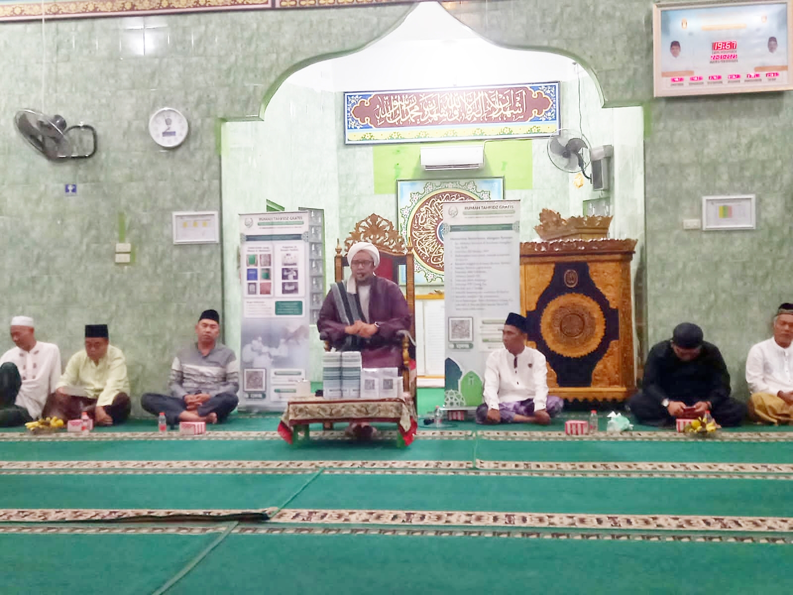 Safari Dakwah Alhabib Abdullah Alhabsyi di Masjid Al-Ihsan Ogan Ilir, Berjalan Kondusif Diamankan Polisi