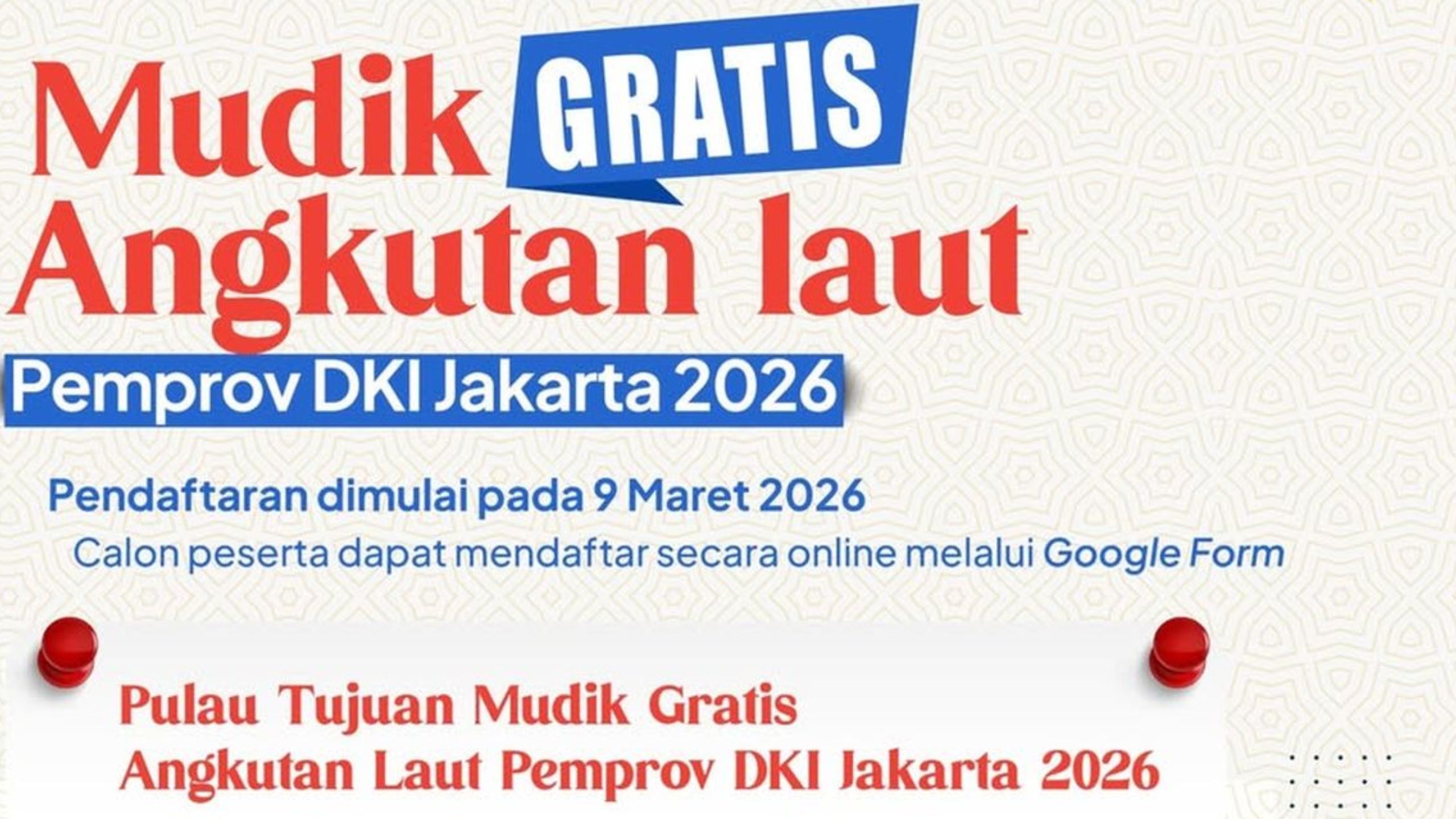 Link Daftar Mudik Gratis Kapal Laut 2026 Kemenhub, Ini Cara Daftar dan Syarat Pendaftaran Terbaru