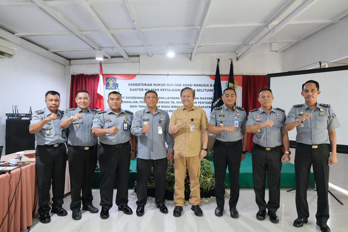 Cegah Penyakit Menular di Lapas, Kemenkumham Babel Gandeng Dinas Kesehatan