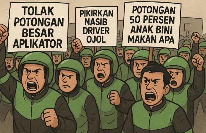 Driver Ojol se-Indonesia Bakal Menggelar Aksi Unjuk Rasa, Off Bid Serentak dan Turun ke Jalan Minta ini