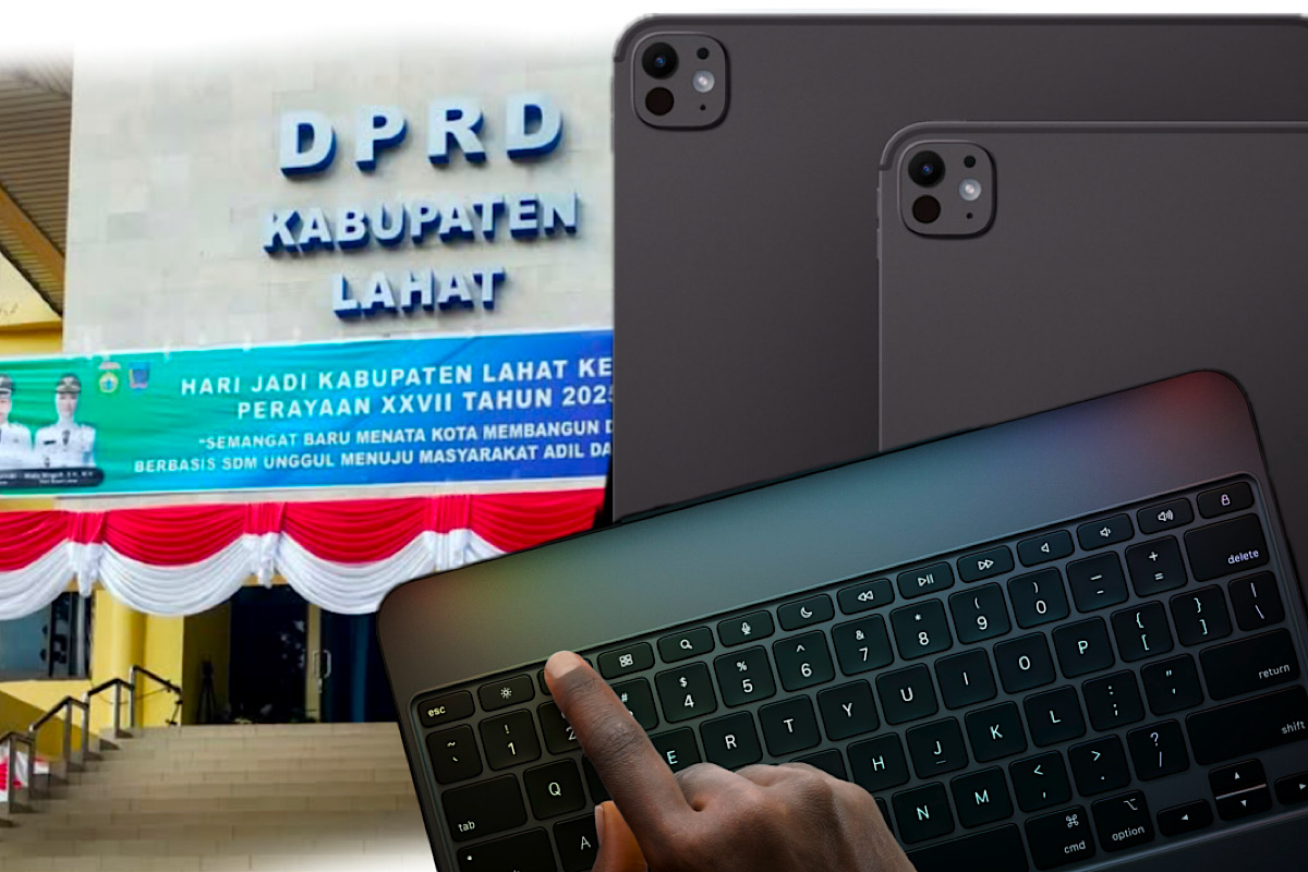 Dijamin, Ipad 1 Tera Bikin Tampilan Anggota DPRD Lahat Lebih Menawan