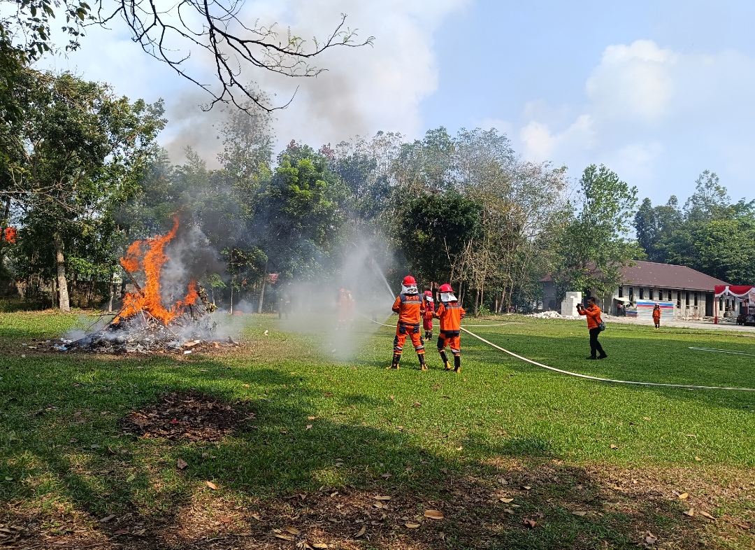 Satgas BPBD OKI Ikuti Peningkatan SDM Hadapi Musim Kemarau Rawan Karhutla