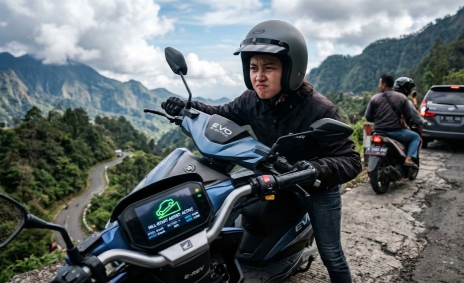 Solusi Anti-Mundur, Fitur Hill-Start Assist Mulai Marak di Motor Listrik 2026