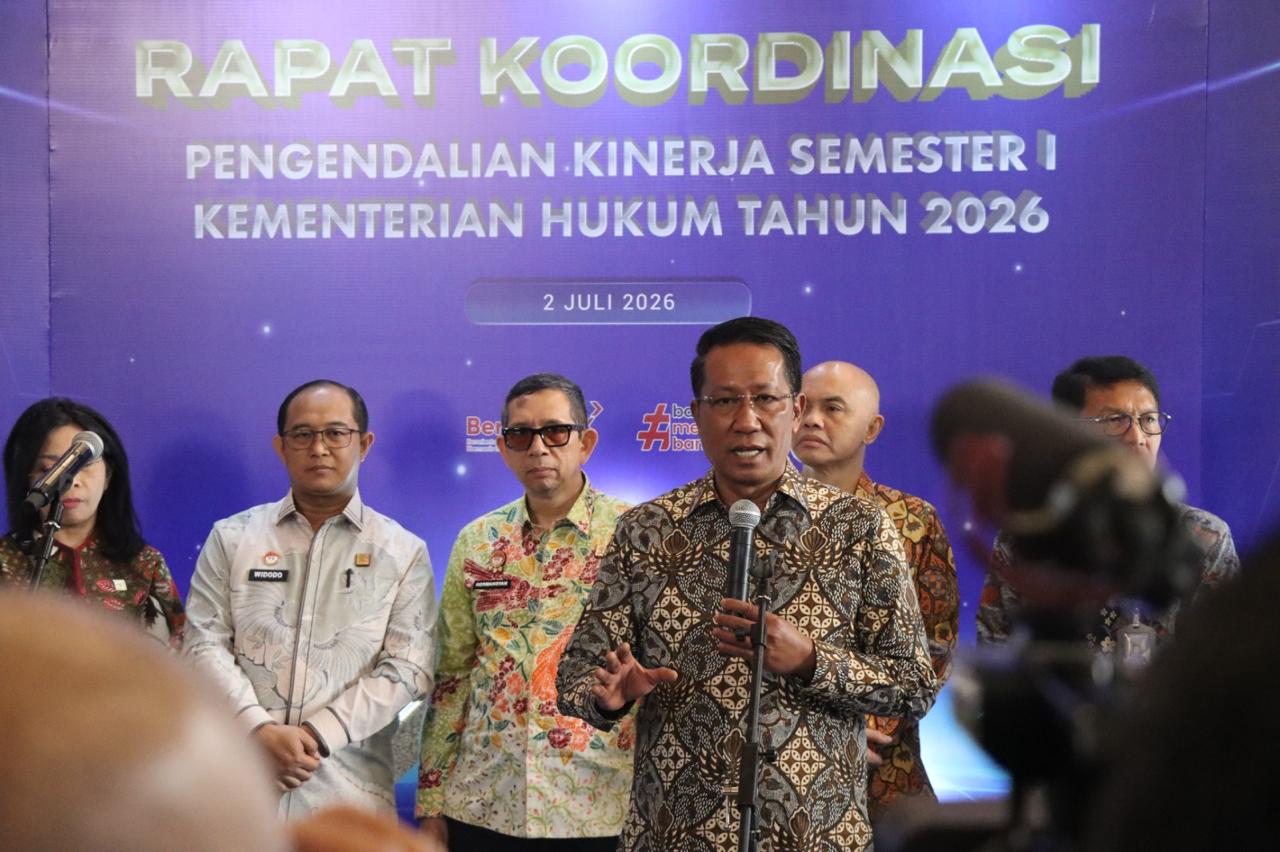 Kemenkum Sumsel Tindaklanjuti Arahan Hasil Rakor Pengendalian Kinerja