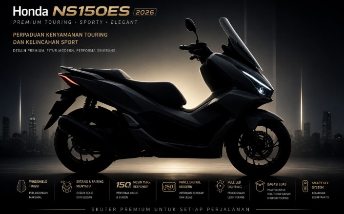 Honda NS150ES 2026: Skuter “Kawin Silang” PCX dan Vario, Siap Masuk Indonesia? Ini Bocoran Harganya!