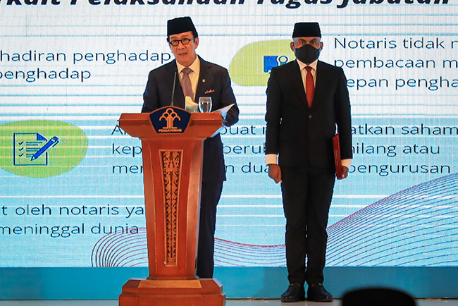 Kakanwil Kemenkumham Sumsel Dilantik Jadi Anggota Majelis Pengawas dan Majelis Kehormatan Notaris Wilayah Sums