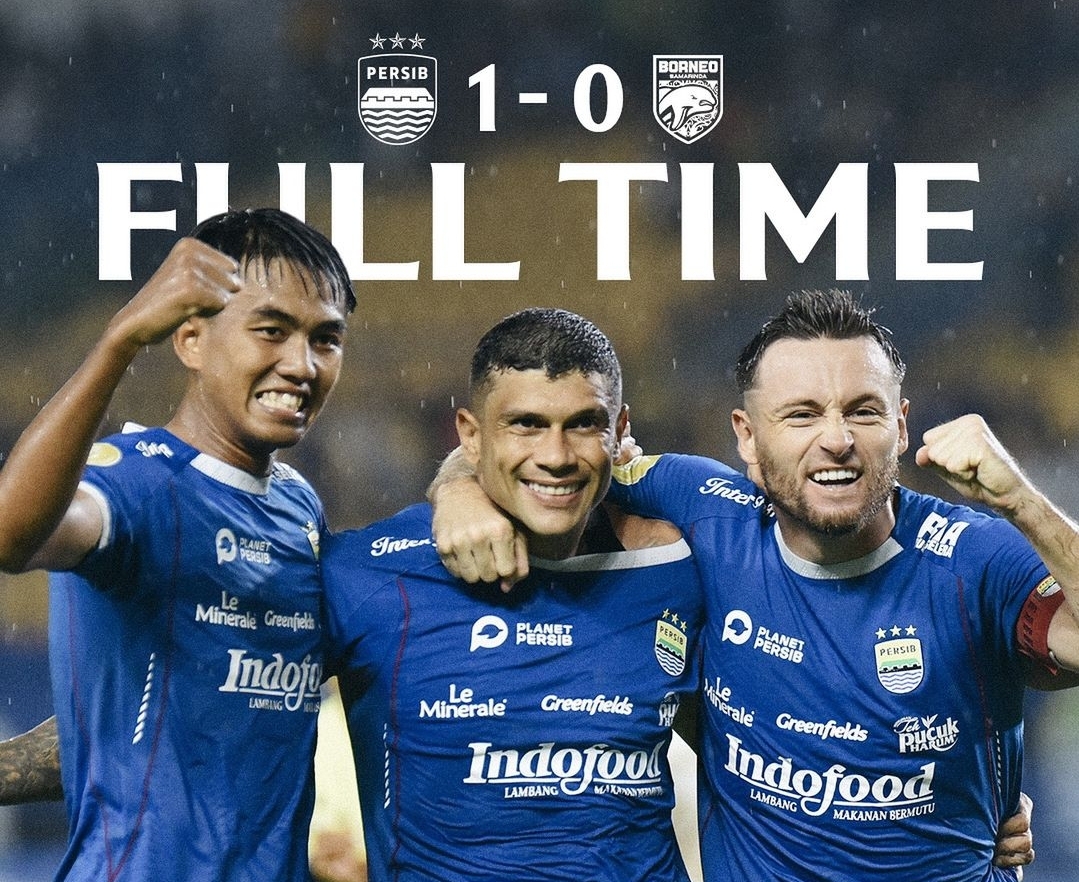 Memanas Puncak Klasemen BRI Liga 1 2024, Persib Dekati Persebaya Usai Kalahkan Borneo