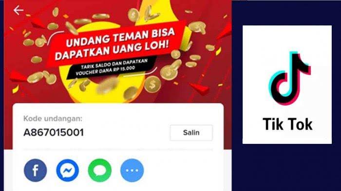 Cara Mudah Dapat Saldo DANA Gratis dari Tiktok, Auto Cuan Hingga Ratusan Ribu