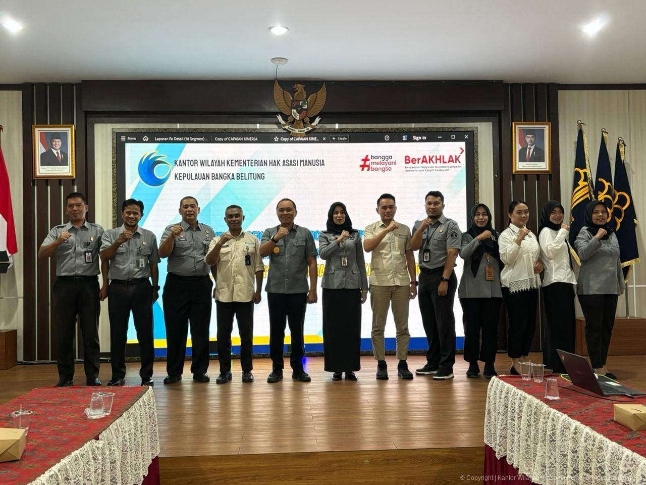 Kemenkum Babel Lakukan Evaluasi Perda Berperspektif HAM