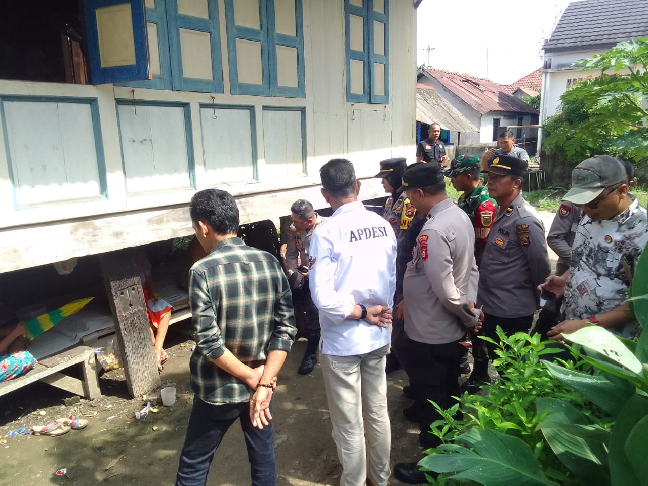 Sat Binmas Polres Ogan Ilir Kunjungi Kampung Tangguh Narkoba Desa Kerinjing