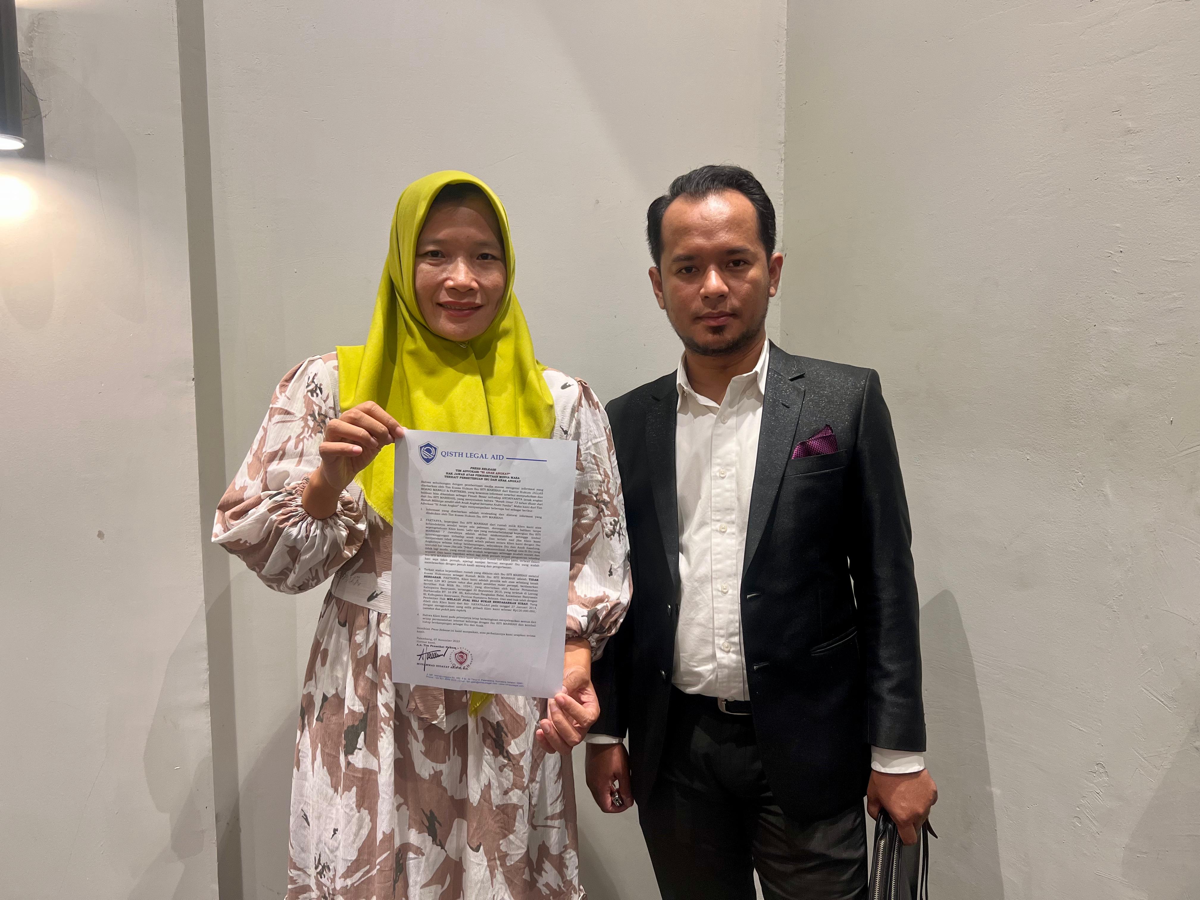 Usai Viral, Anak Angkat di Banyuasin Buka Suara, Bantah Usir Ibu Siti Marbiah