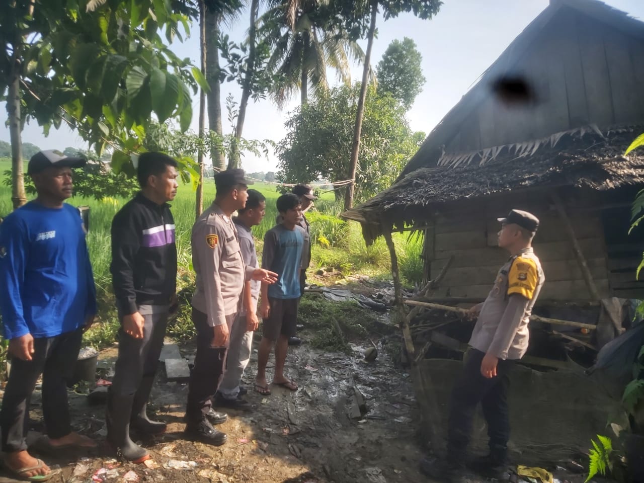 Hujan Deras Disertai Angin Kencang, Sebabkan Sebuah Rumah di Ogan Ilir Roboh