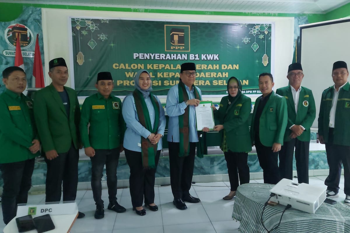 Serahkan B1KWK, PPP All Out Dukung Kader di Pilkada Muara Enim dan OKU Timur 