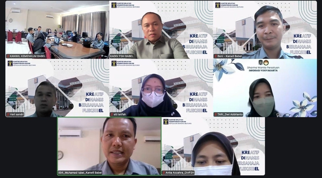 Penataan PKL Jadi Sorotan, Kemenkum Babel Bahas Ranperda Kabupaten Bangka