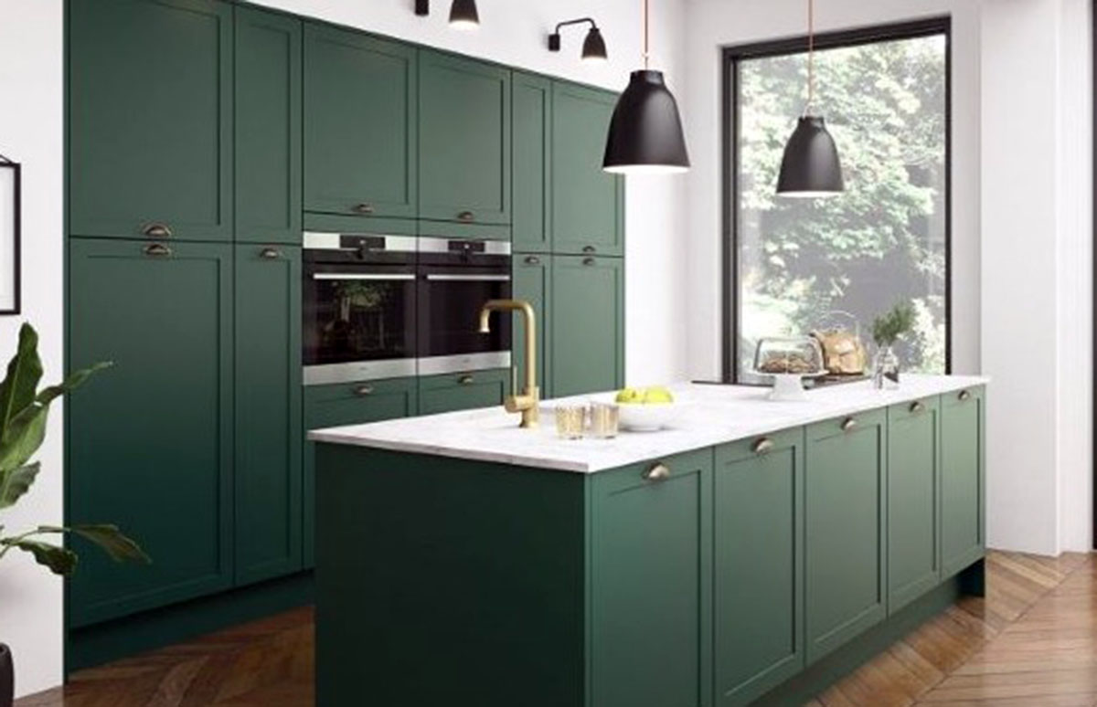 7 Pilihan Warna Hijau untuk Kitchen Set, Bikin Dapur Minimalis Terkesan Lebih Cerah dan Segar