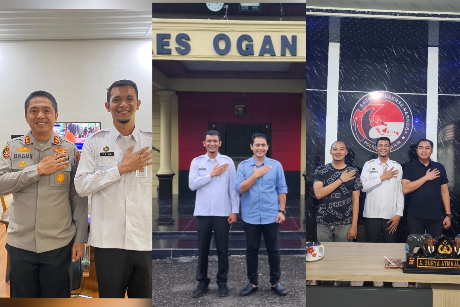 KaKPLP Lapas Tanjung Raja Lakukan Sinergi ke Polres Ogan Ilir