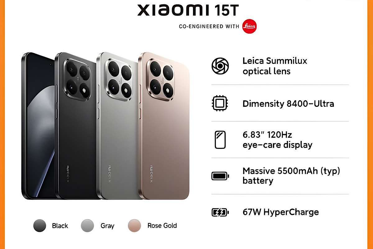 Xiaomi 15T Versi Polosan Bisa Lebih Murah 1 Jutaan Dapat Internal 1TB Dibanding Series T Pro  