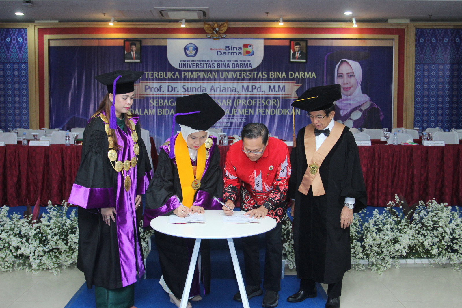 Universitas Bina Darma dan Universitas Hasanuddin Teken MoU untuk Kerjasama Program Afirmasi S3 Teknik Sipil